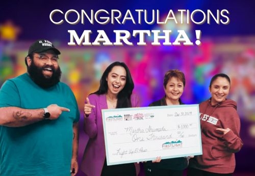 Congratulations Martha!